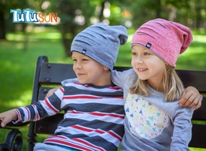 Letnie beanie dla chłopca i dziewczynki z ochroną przed promieniami UV