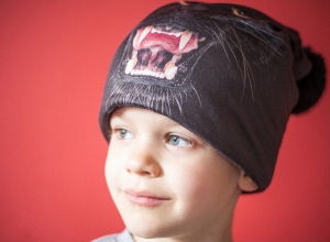sombreros de invierno con orejeras para un niño